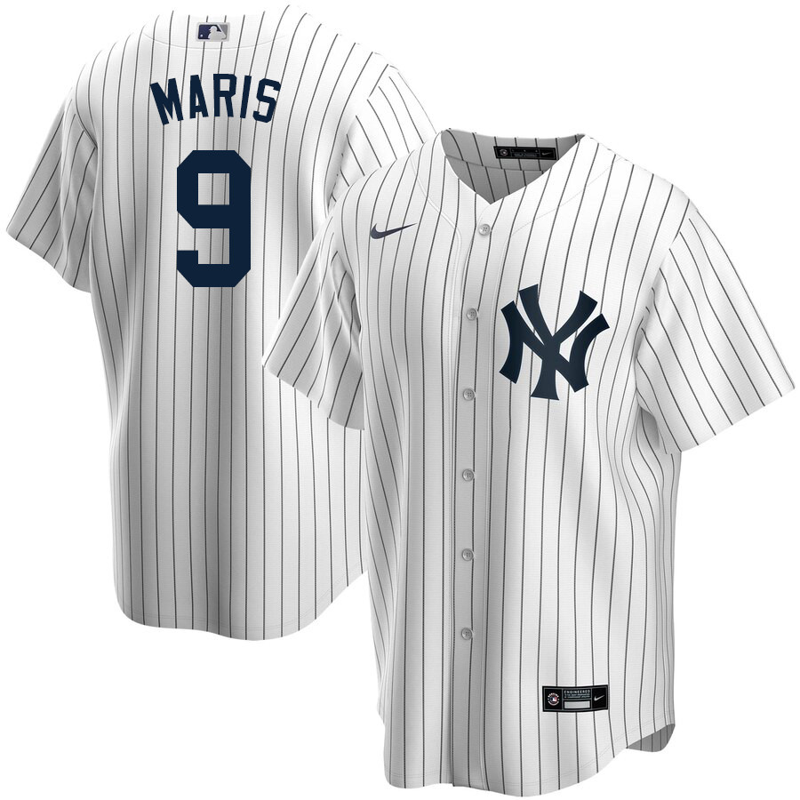 2020 Nike Men #9 Roger Maris New York Yankees Baseball Jerseys Sale-White